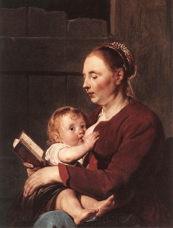 GREBBER, Pieter de Mother and Child sg Norge oil painting art